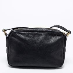 Pre Owned Marc by Marc Jacobs Black Preppy Leather Camera Bag