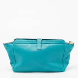 Marc By Marc Jacobs Blue Leather Clutch