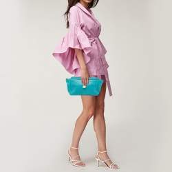 Marc By Marc Jacobs Blue Leather Clutch