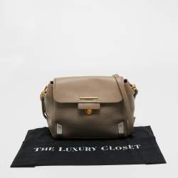 Marc by Marc Jacobs Grey Leather Sheltered Island Shoulder Bag