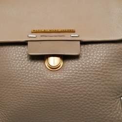 Marc by Marc Jacobs Grey Leather Sheltered Island Shoulder Bag