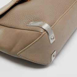 Marc by Marc Jacobs Grey Leather Sheltered Island Shoulder Bag