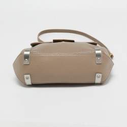 Marc by Marc Jacobs Grey Leather Sheltered Island Shoulder Bag