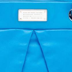 Pre Owned Marc by Marc Jacobs Blue Leather Marchive Tote
