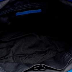 Pre Owned Marc by Marc Jacobs Blue Leather Marchive Tote