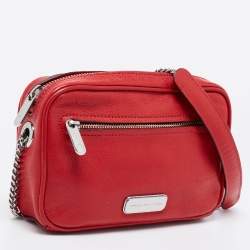 Pre Owned حقيبة كروس مارك باي مارك جاكوبس سالي جلد فضي