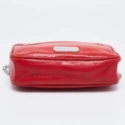 Pre Owned حقيبة كروس مارك باي مارك جاكوبس سالي جلد فضي