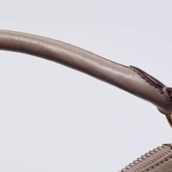 Pre Owned Marc by Marc Jacobs Beige Textured Leather Classic Q Hillier Hobo