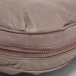 Pre Owned Marc by Marc Jacobs Beige Textured Leather Classic Q Hillier Hobo