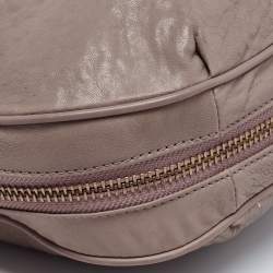 Pre Owned Marc by Marc Jacobs Beige Textured Leather Classic Q Hillier Hobo