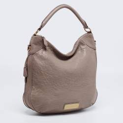 Pre Owned Marc by Marc Jacobs Beige Textured Leather Classic Q Hillier Hobo