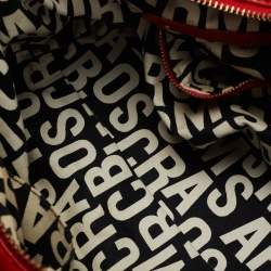 Pre Owned Marc by Marc Jacobs Red Leather Classic Q Baby Groovee Satchel