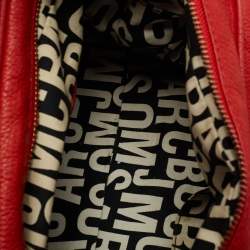 Pre Owned Marc by Marc Jacobs Red Leather Classic Q Baby Groovee Satchel