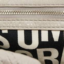 Pre Owned Marc by Marc Jacobs Grey Leather Tote