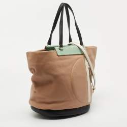 Pre Owned Marc by Marc Jacobs Multicolor Leather Front Zip Tote