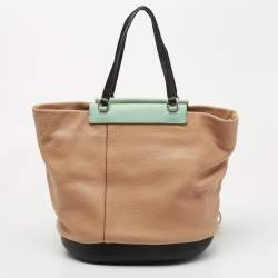 Pre Owned Marc by Marc Jacobs Multicolor Leather Front Zip Tote