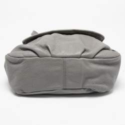 Marc by Marc Jacobs Grey Leather Classic Q Lil Ukita Top Handle Bag