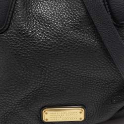 Marc by Marc Jacobs Black Leather New Q Fran Shoulder Bag