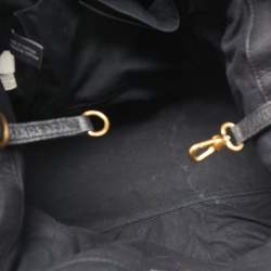 Marc by Marc Jacobs Black Leather New Q Fran Shoulder Bag