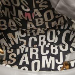 Pre Owned Marc by Marc Jacobs Grey Leather Classic Q Francesca Shoulder Bag