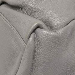 Pre Owned Marc by Marc Jacobs Grey Leather Classic Q Francesca Shoulder Bag