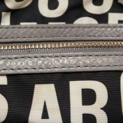 Pre Owned Marc by Marc Jacobs Grey Leather Classic Q Francesca Shoulder Bag