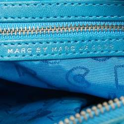 Marc by Marc Jacobs Turquoise Blue Leather Crossbody Bag