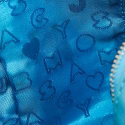 Marc by Marc Jacobs Turquoise Blue Leather Crossbody Bag
