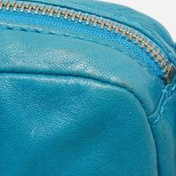 Marc by Marc Jacobs Turquoise Blue Leather Crossbody Bag