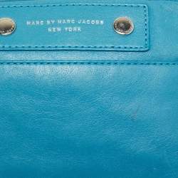 Marc by Marc Jacobs Turquoise Blue Leather Crossbody Bag