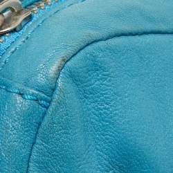 Marc by Marc Jacobs Turquoise Blue Leather Crossbody Bag