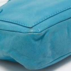 Marc by Marc Jacobs Turquoise Blue Leather Crossbody Bag