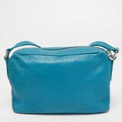 Marc by Marc Jacobs Turquoise Blue Leather Crossbody Bag