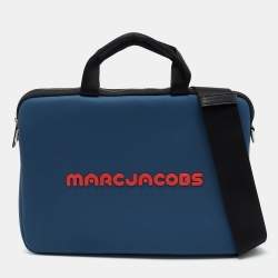 Pre Owned Marc by Marc Jacobs Blue PVC Laptop Bag