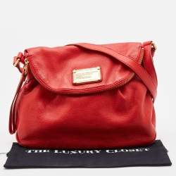 مملوكة مسبقًا Marc by Marc Jacobs Orange Leather Classic Q Natasha Crossbody Bag