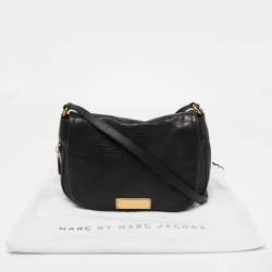Marc by Marc Jacobs Black Leather Flap Shoulder Bag
