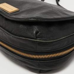Marc by Marc Jacobs Black Leather Flap Shoulder Bag
