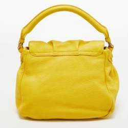 Pre Owned Marc by Marc Jacobs Yellow Leather Classic Q Lil Ukita Shoulder Bag