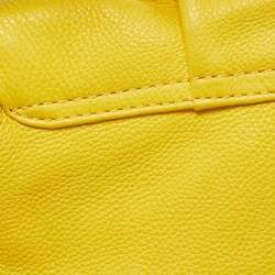 Pre Owned Marc by Marc Jacobs Yellow Leather Classic Q Lil Ukita Shoulder Bag