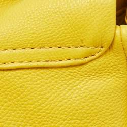 Pre Owned Marc by Marc Jacobs Yellow Leather Classic Q Lil Ukita Shoulder Bag