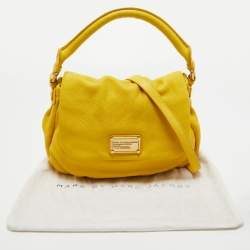 Pre Owned Marc by Marc Jacobs Yellow Leather Classic Q Lil Ukita Shoulder Bag