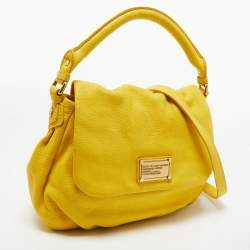 Pre Owned Marc by Marc Jacobs Yellow Leather Classic Q Lil Ukita Shoulder Bag