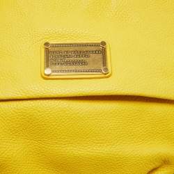 Pre Owned Marc by Marc Jacobs Yellow Leather Classic Q Lil Ukita Shoulder Bag