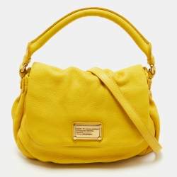 Marc by Marc Jacobs Yellow Leather Classic Q Lil Ukita Shoulder