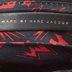 مملوكة مسبقًا Marc by Marc Jacobs Black Coated Fabric Totally Turnlock Percy Crossbody Bag