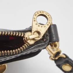 مملوكة مسبقًا Marc by Marc Jacobs Black Coated Fabric Totally Turnlock Percy Crossbody Bag