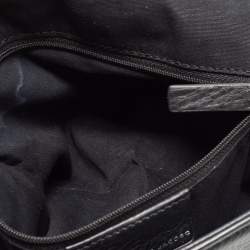 Marc by Marc Jacobs Black Leather Studded Fold Over Clutch