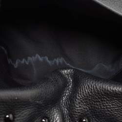 Marc by Marc Jacobs Black Leather Studded Fold Over Clutch