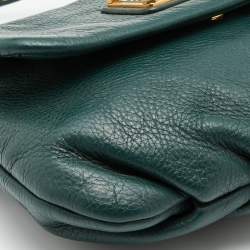 مملوكة مسبقًا Marc By Marc Jacobs Green Leather Classic Q Natasha Crossbody Bag