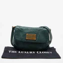 مملوكة مسبقًا Marc By Marc Jacobs Green Leather Classic Q Natasha Crossbody Bag